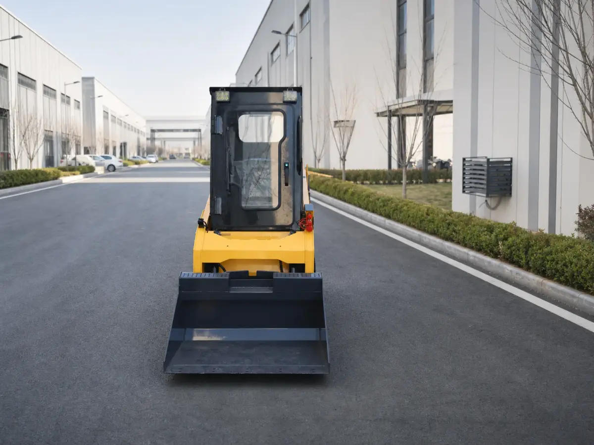 Compact mini loaders with different operator platform formats