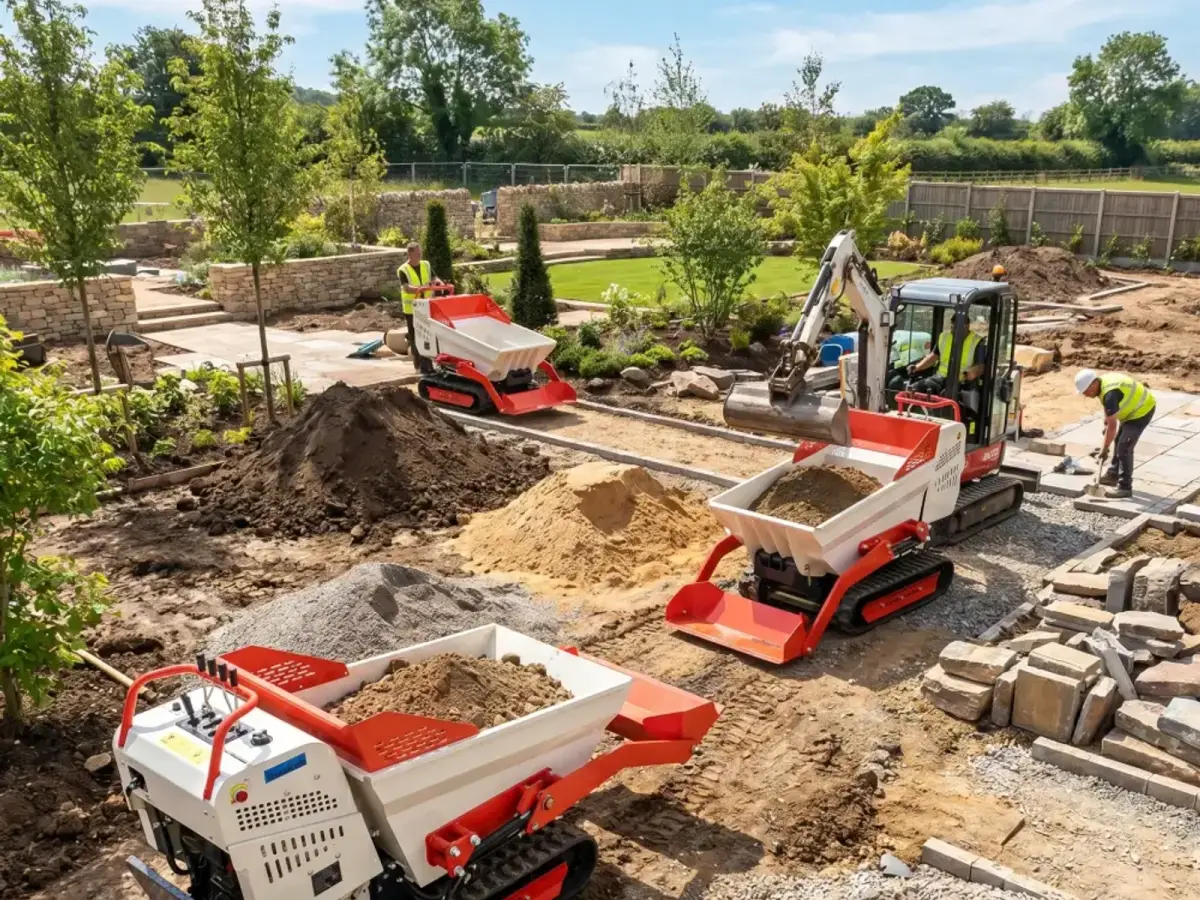 TerraCub Compact 500 - on a light construction site