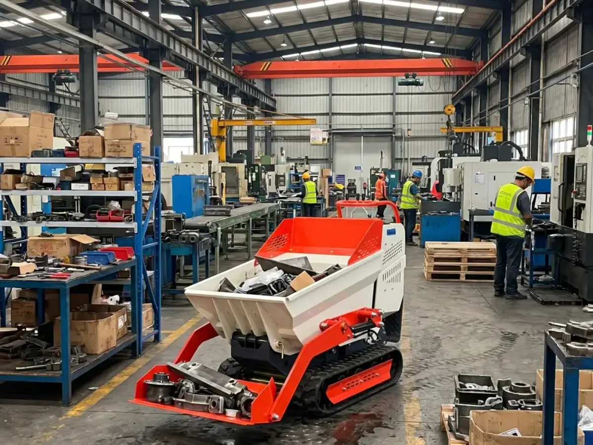 TerraCub Compact 500 - factory photo showing 700 mm chassis width