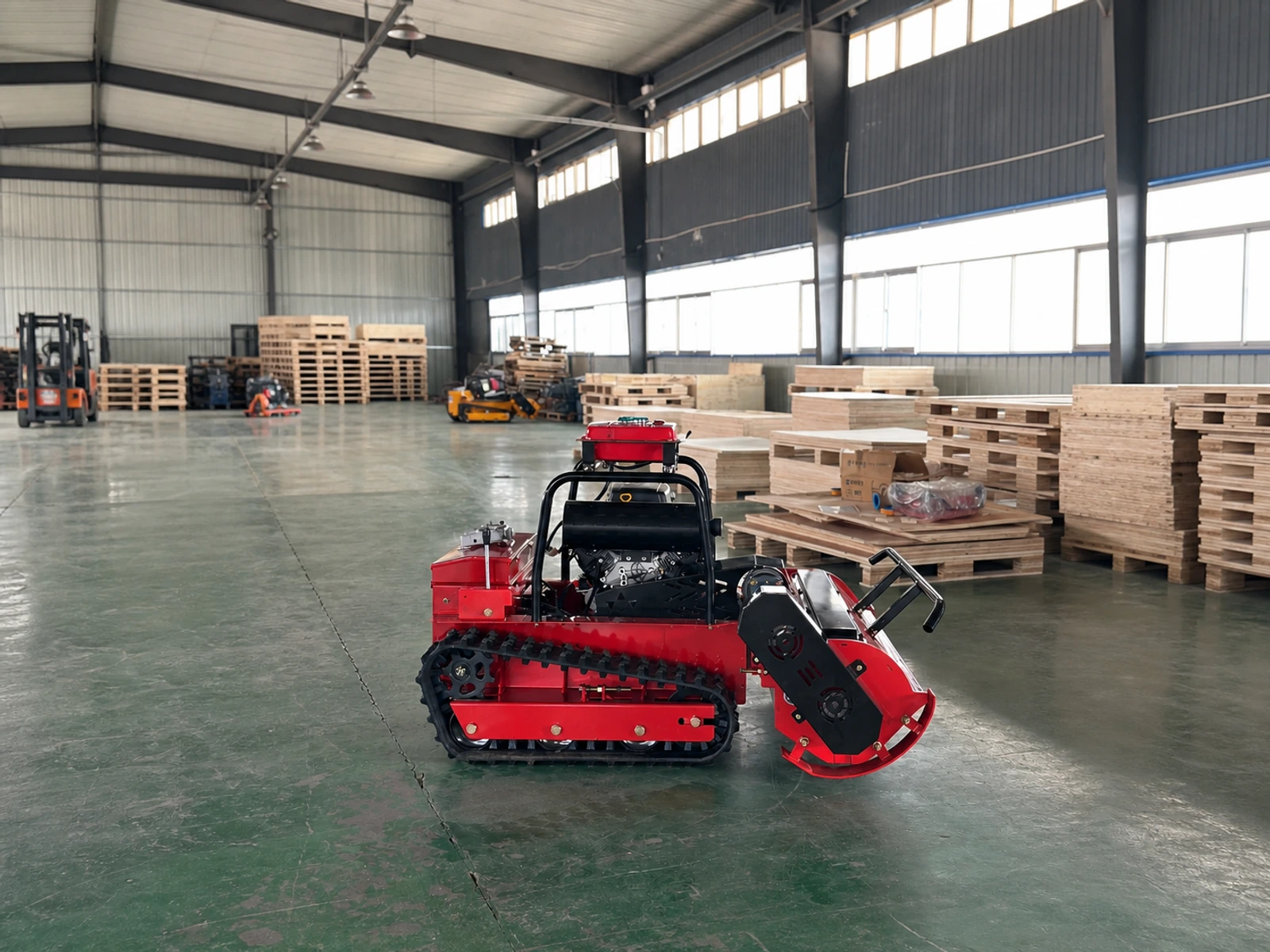 RN Series Gasoline Remote-Controlled Flail Lawn Mower