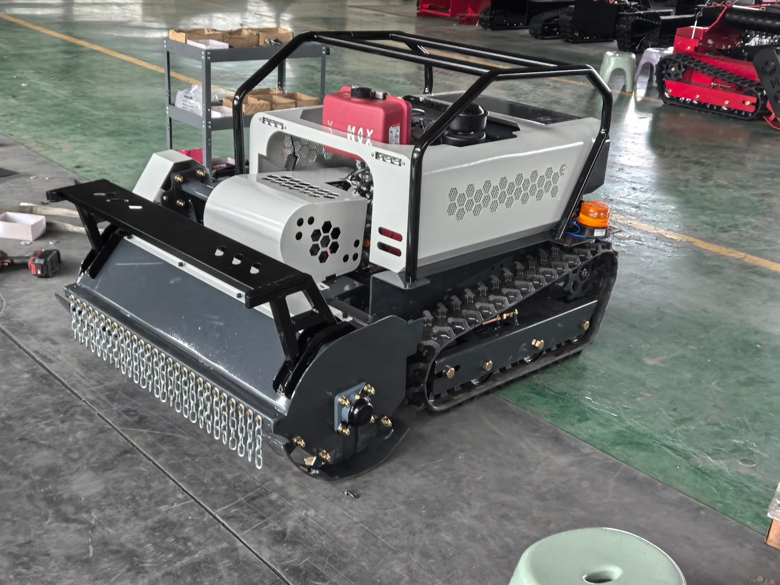 RNS Series Gasoline Remote-Controlled Flail Lawn Mower