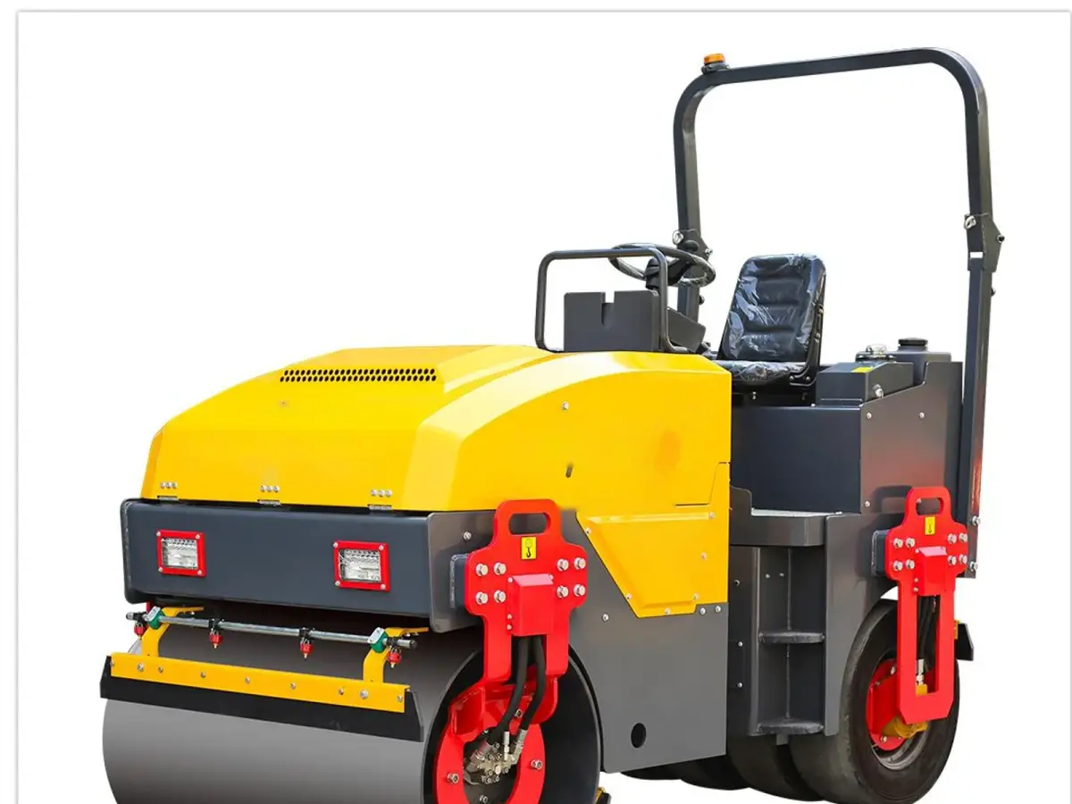 3-Ton Combination Road Roller (Steel Front / Rubber Rear) TC-JS1200T