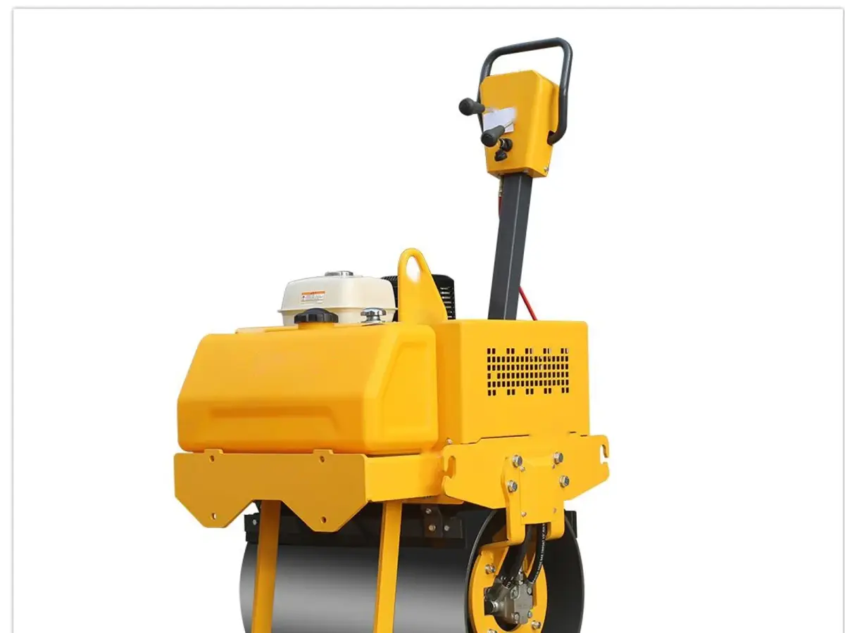 TerraCub Hand-Guided Fully Hydraulic Single-Drum Road Roller TC-YL708 image 1