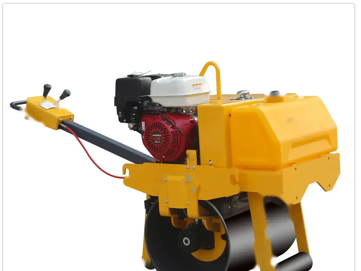 TerraCub Hand-Guided Fully Hydraulic Single-Drum Road Roller TC-YL708 image 2