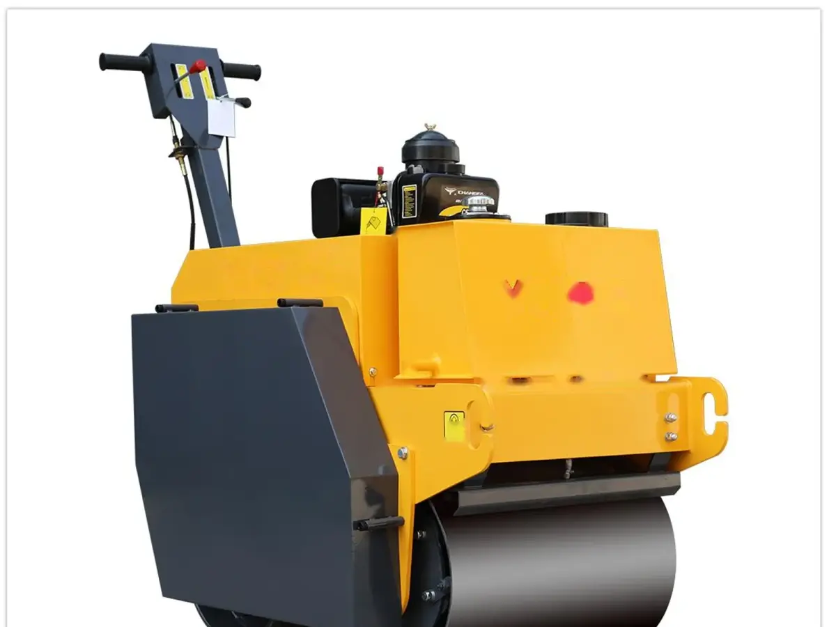 TerraCub Walk-Behind Double-Drum Road Roller (Air-Cooled Diesel) TC-YLS600B image 2