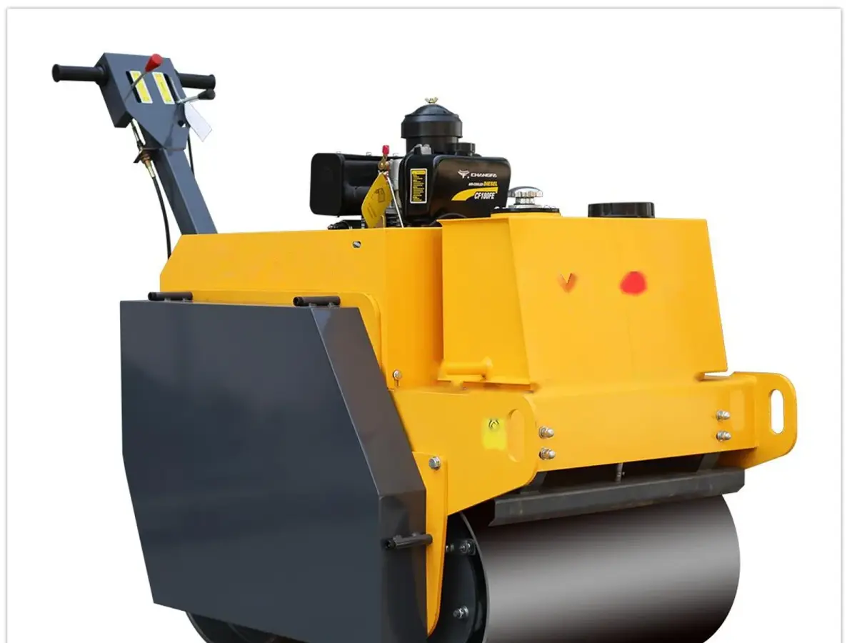 TerraCub Heavy Walk-Behind Double-Drum Road Roller (Diesel) TC-YLS700B image 2
