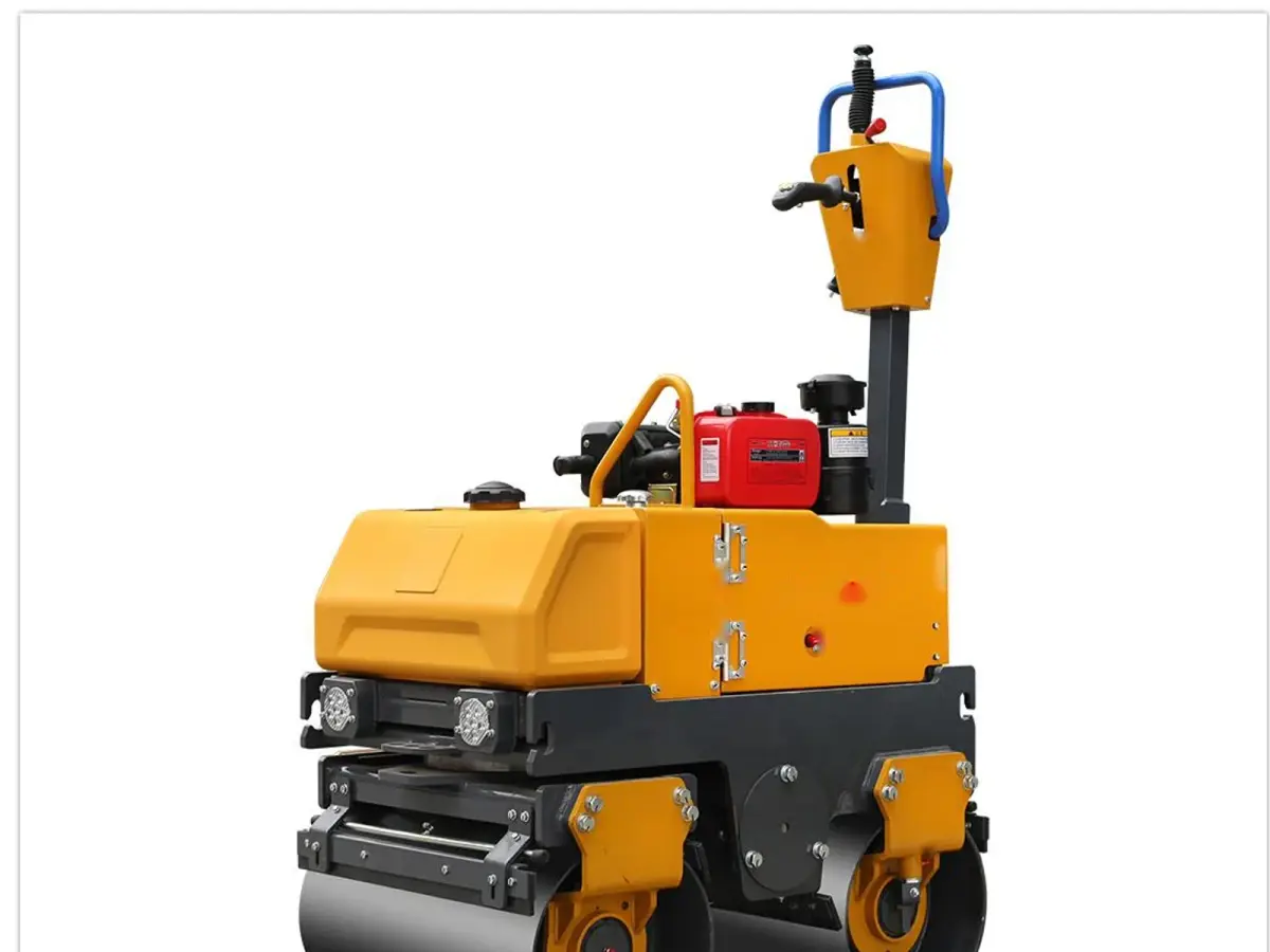 TerraCub Fully Hydraulic Walk-Behind Double-Drum Road Roller TC-YLS708 image 1
