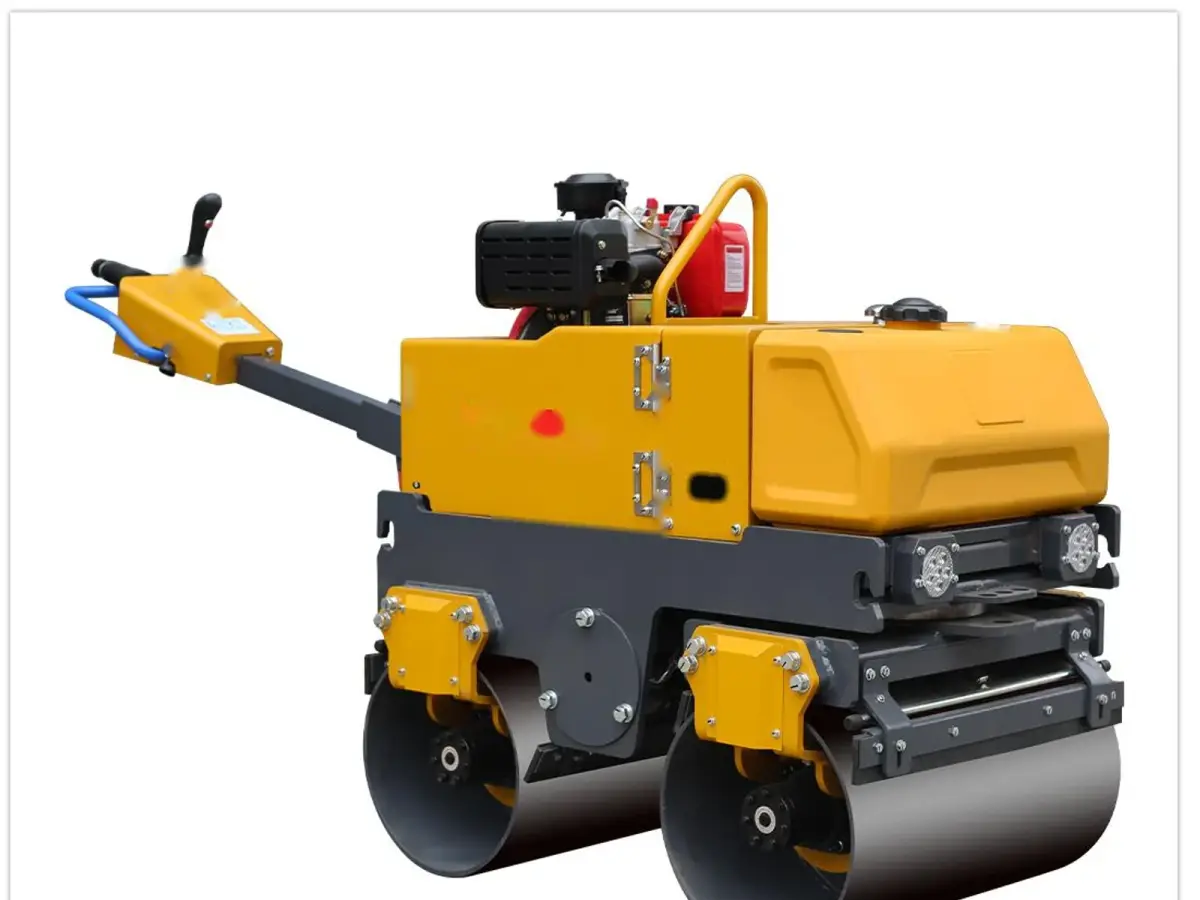 TerraCub Fully Hydraulic Walk-Behind Double-Drum Road Roller TC-YLS708 image 2
