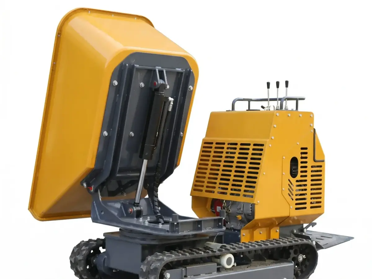 TerraCub PIVOT 1200 rotary dump mini dumper - full machine profile