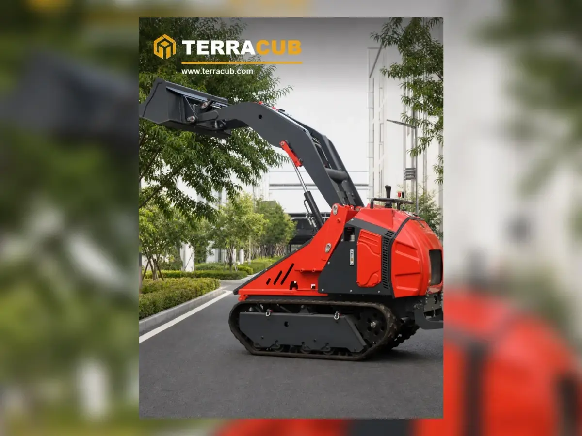 TerraCub Compact Track Skid Steer Loader C1200 image 3