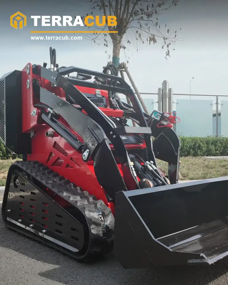 TerraCub Stand-On Track Skid Steer Loader T470 image 5
