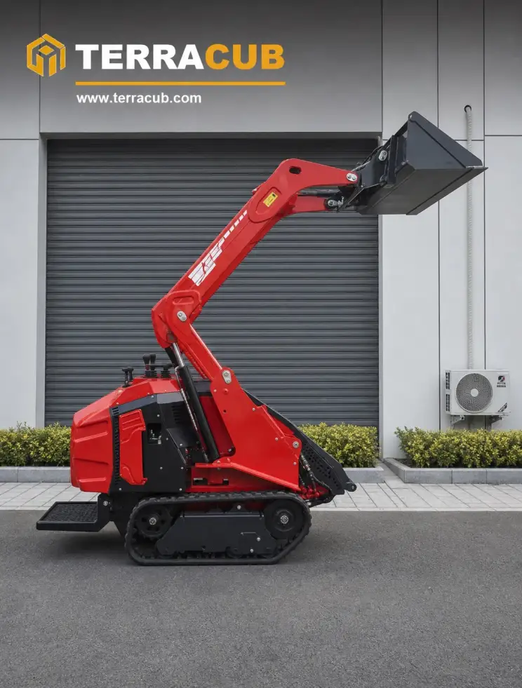 TerraCub Compact Track Skid Steer Loader V1000 image 5