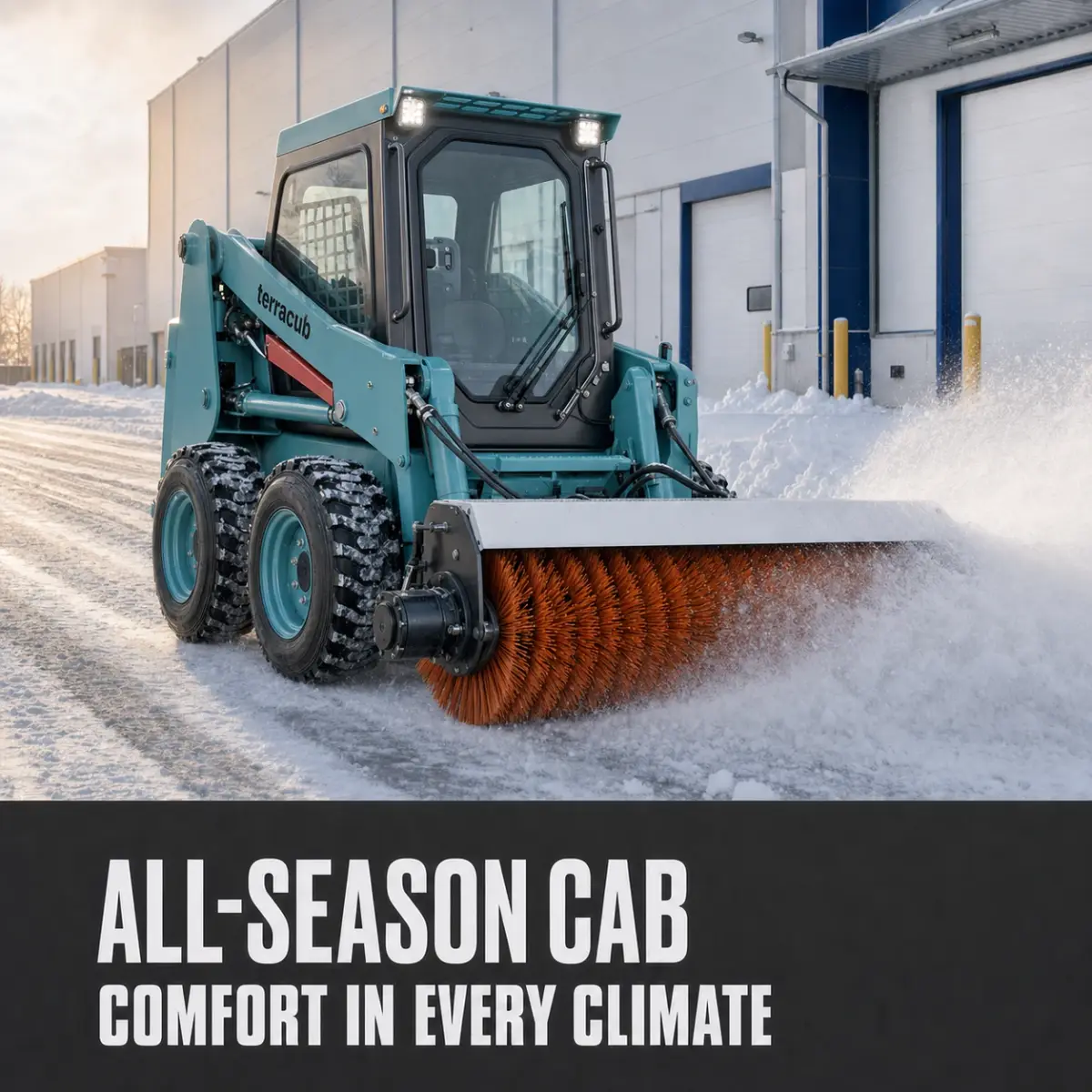 TerraCub WM312 Compact Skid Steer Loader image 4