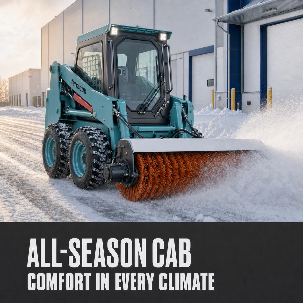 TerraCub WM312 Compact Skid Steer Loader image 4